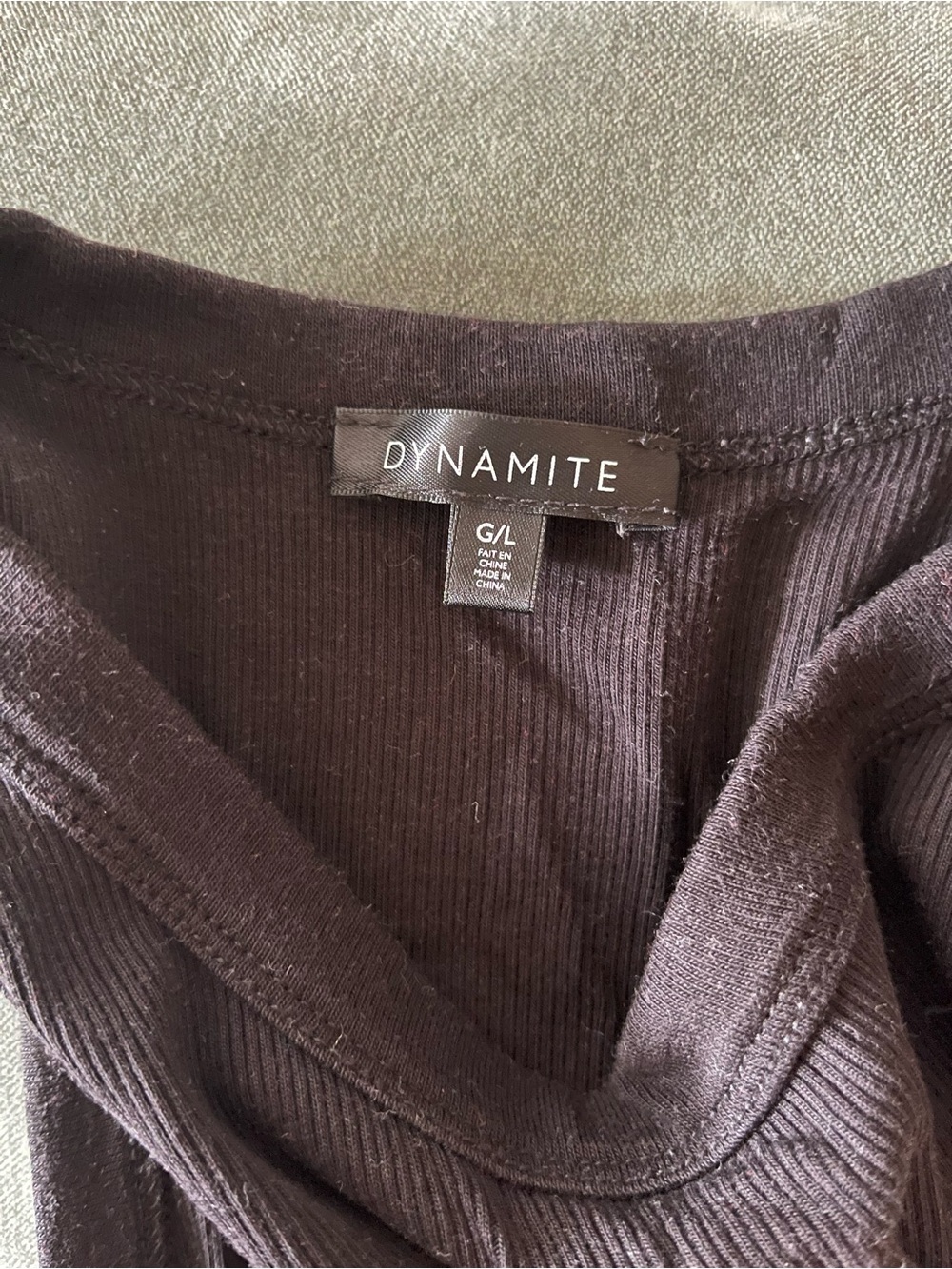 Dynamite Ribbed Tank - Picture 3 of 3